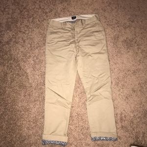 Flannel Lined J. Crew Pants